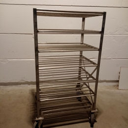 Mobile stainless steel cart